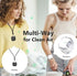 Wearable Fashion Ion Personal Oxigen Purification, 2 in 1 , necklace or Wristband 3D Black